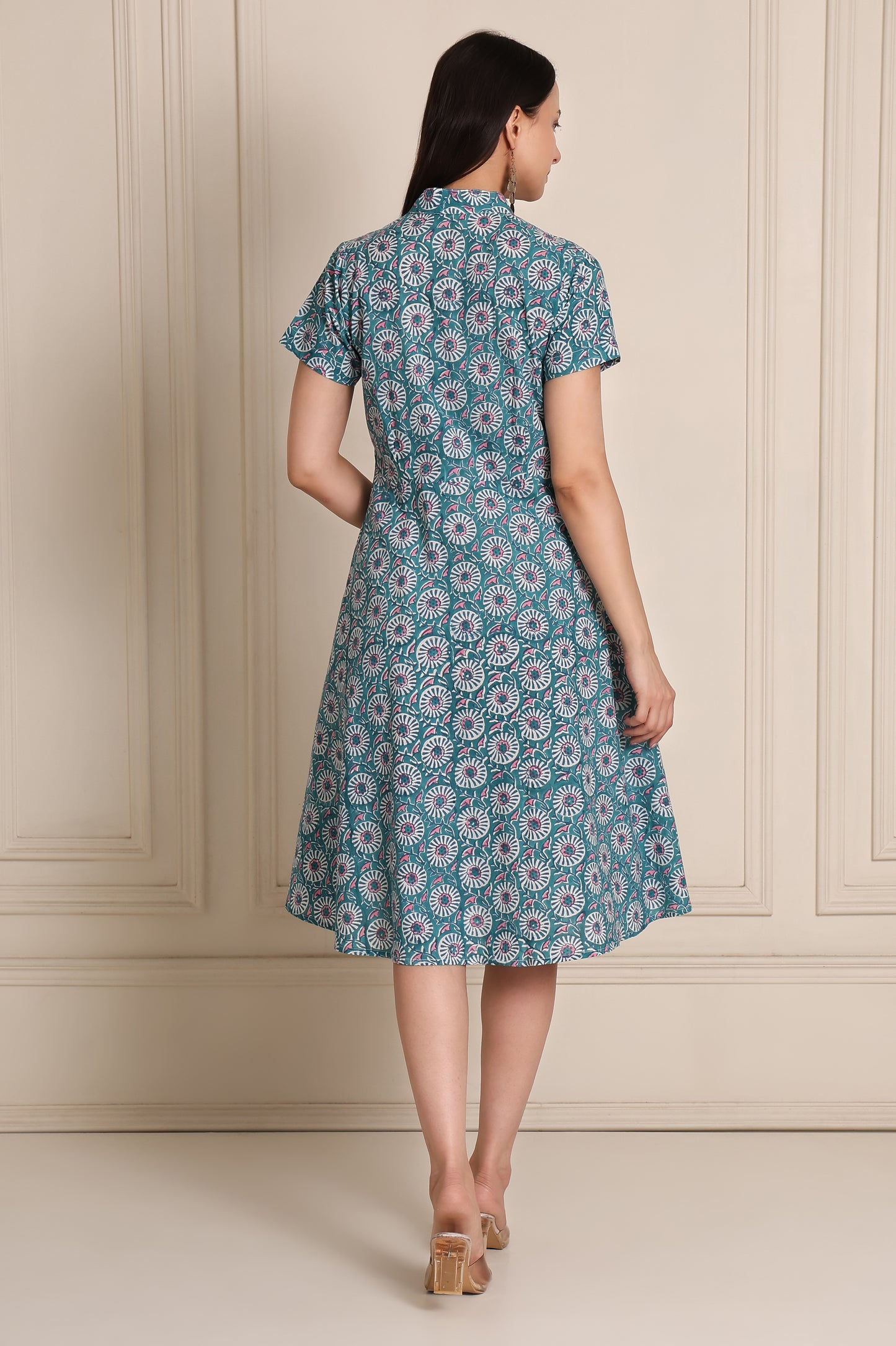 Petal Drift Floral wrap dress