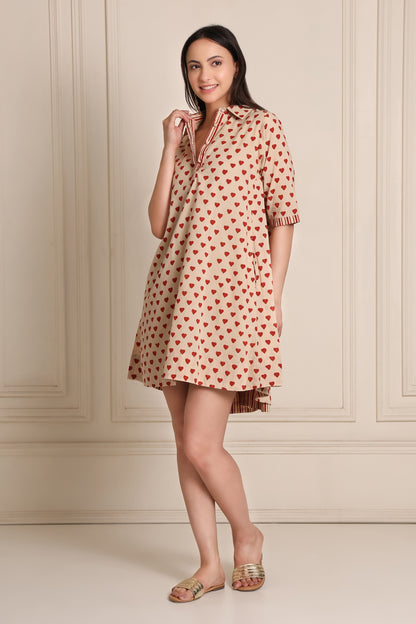 Happy Hearts Shift dress